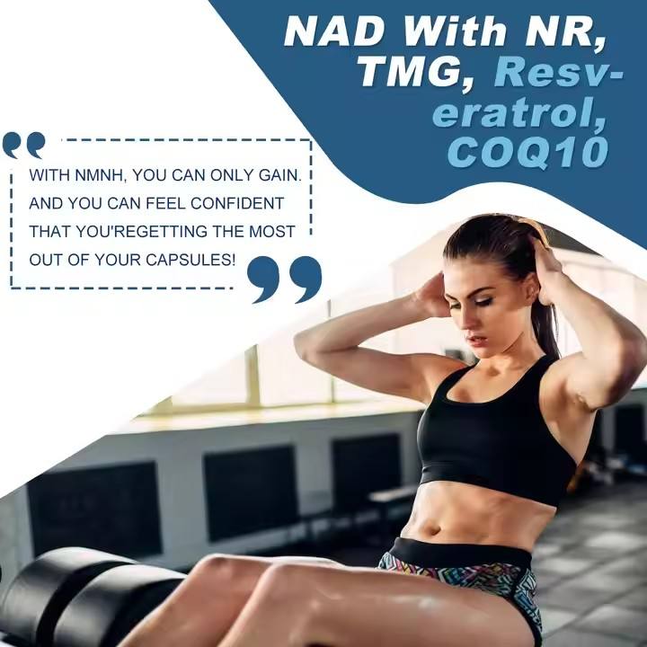 5-in-1 NAD Supplement 500mg NMNH Capsules 60 Caps